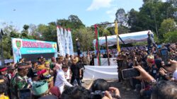 Gubernur Agustiar Sabran Pasang Tiang Perdana Huma Betang, Simbol Persatuan Dayak