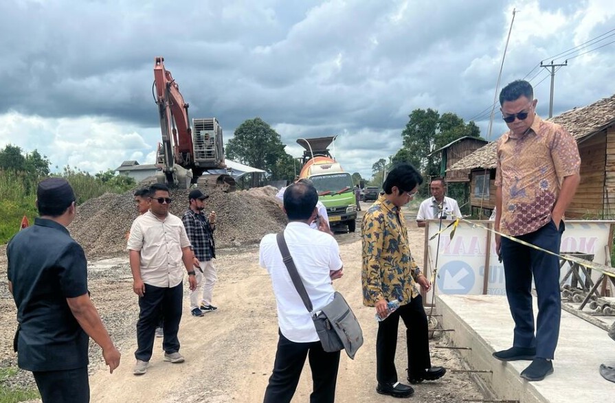 DPRD Kalteng Kawal Pembangunan Jalan Pelabuhan Segintung, Anggaran Rp7,5 Miliar Segera Dikerjakan