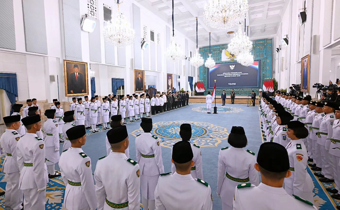 76 Pelajar dari 38 Provinsi Dikukuhkan Jadi Paskibraka Nasional