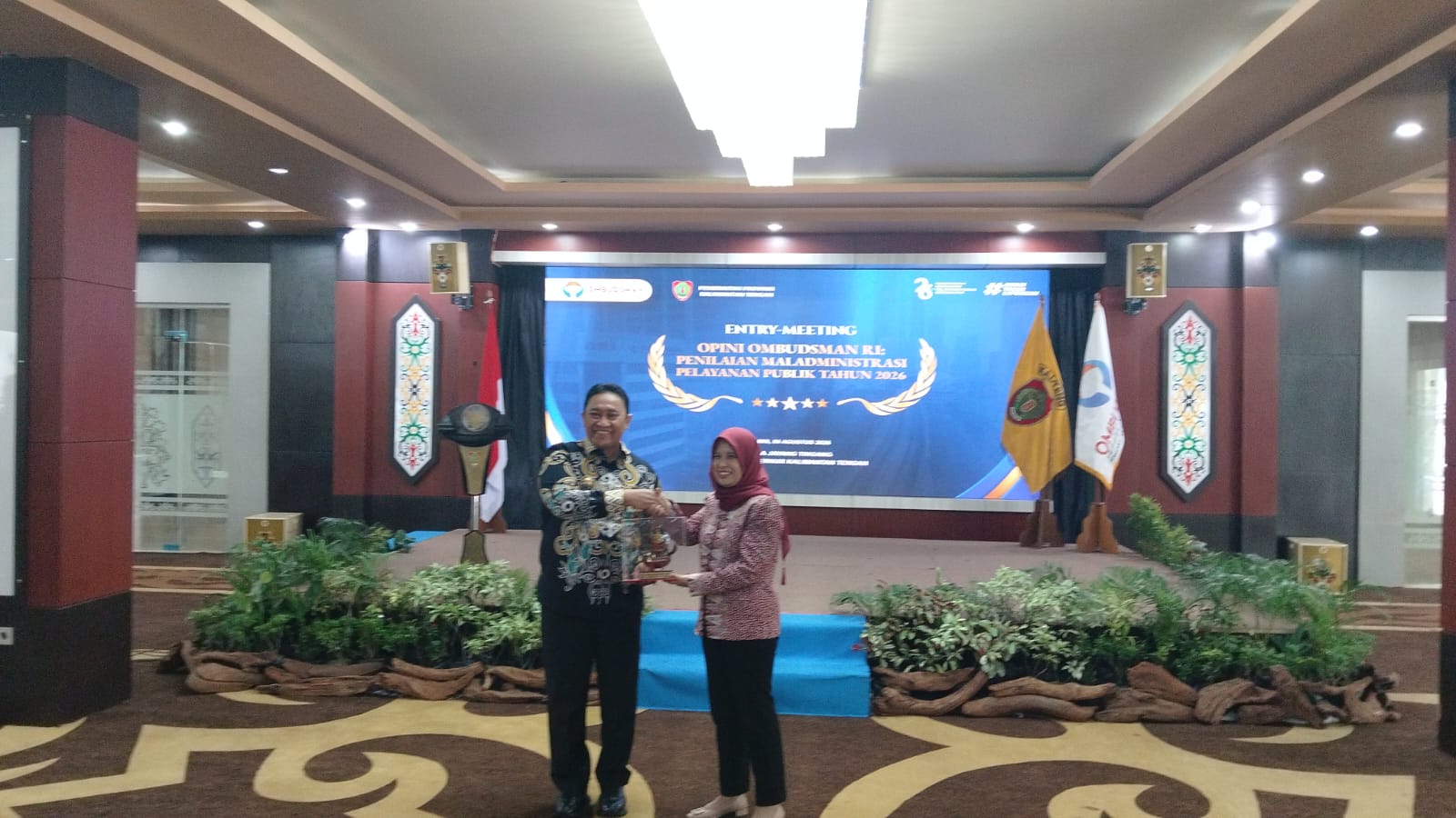 Entry Meeting Opini Ombudsman RI, Dorong Perbaikan Layanan Publik di Kalteng