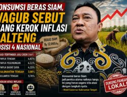Konsumsi Beras Siam, Gebernur Sebut Buang Kerok Inflasi Kalteng Posisi 4 Nasional
