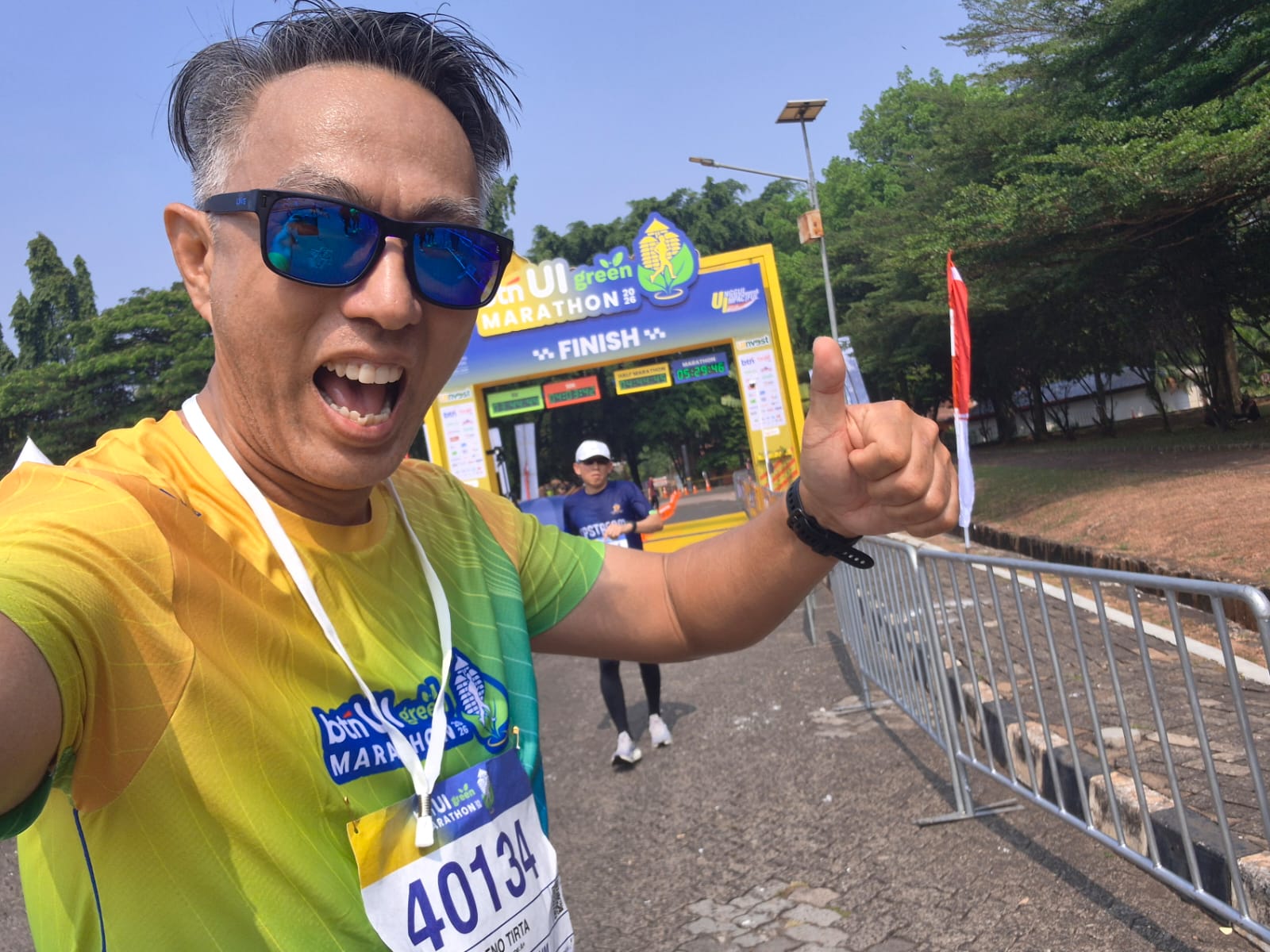 Hakim Ad Hoc Andreas Eno Tirtakusuma Tuntaskan Dua Marathon dalam Sepekan