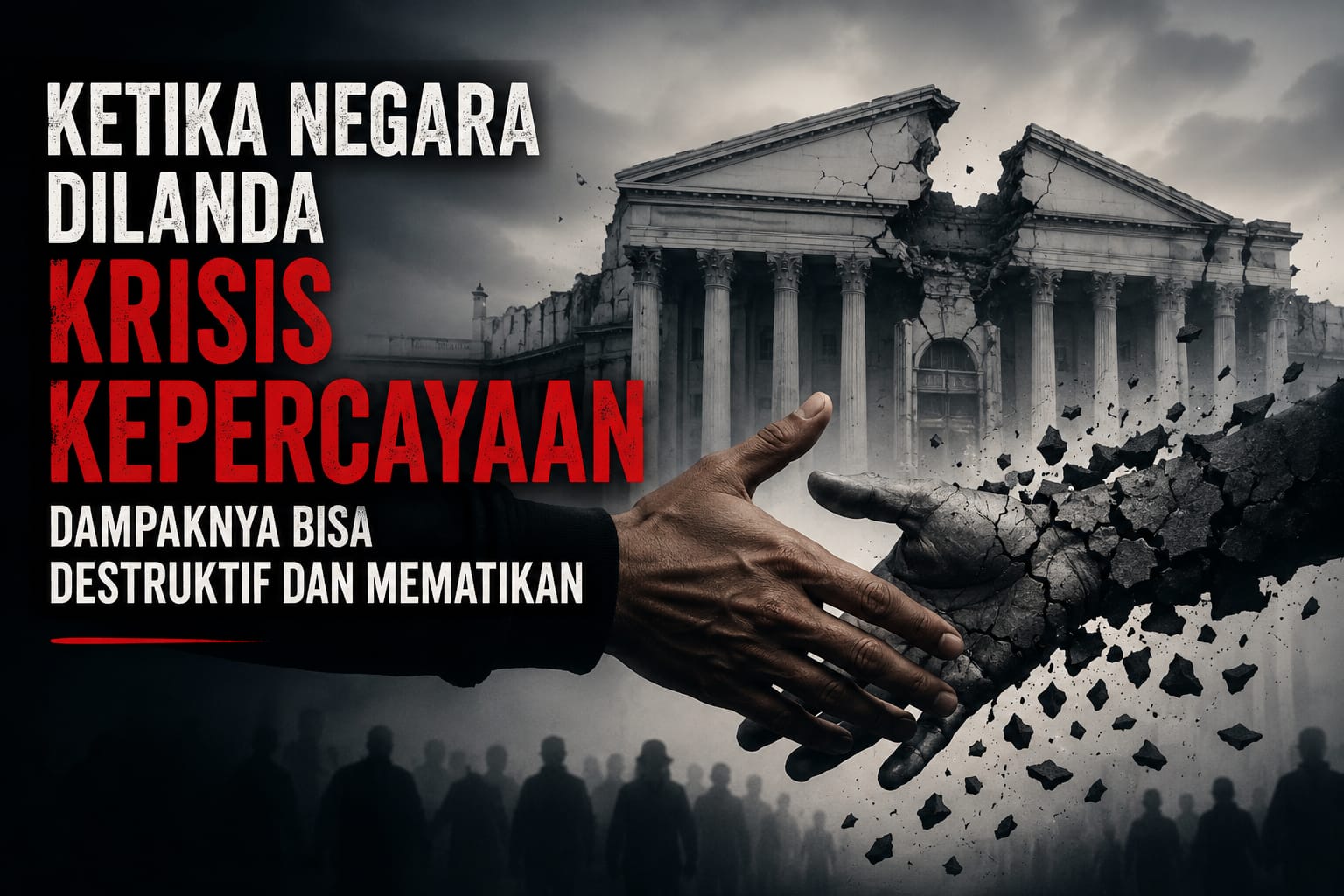 Ketika Negara Dilanda Krisis Kepercayaan, Dampaknya Bisa Destruktif dan Mematikan