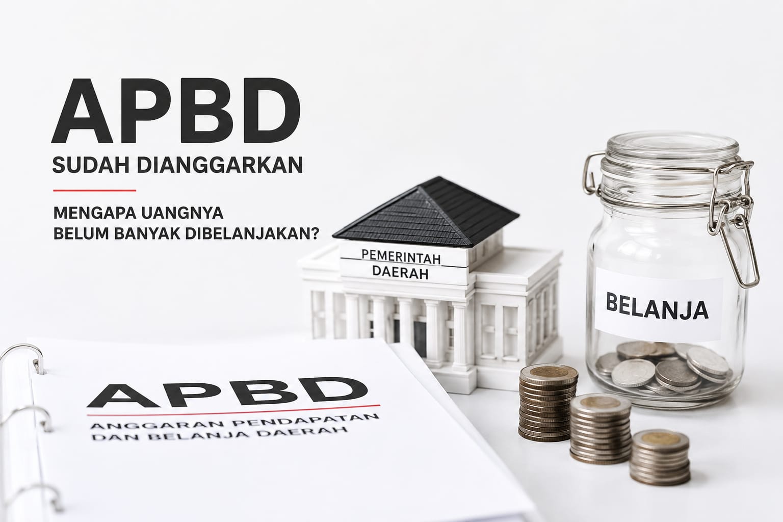 APBD Sudah Dianggarkan, Mengapa Uangnya Belum Banyak Dibelanjakan?