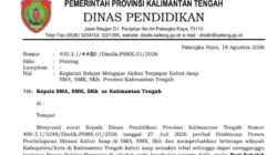 Kabut Asap Tambah Tebal, Jam Belajar SMA, SMK, SKh se-Kalteng Dipangkas