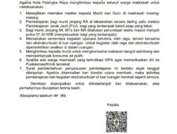 Kabut Asap Makin Mengganggu, Kemenag Palangka Raya Keluarkan Aturan Baru untuk Madrasah